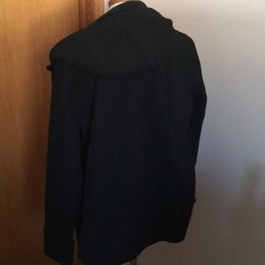 Black Sweatshirt Jacket